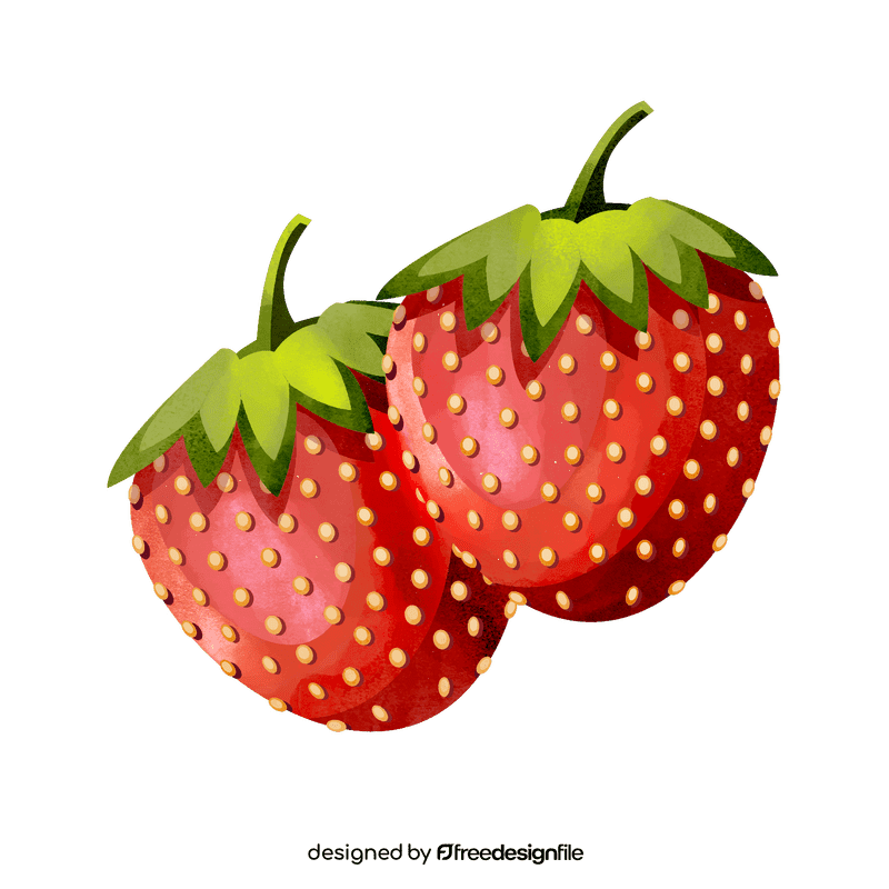 Strawberries clipart