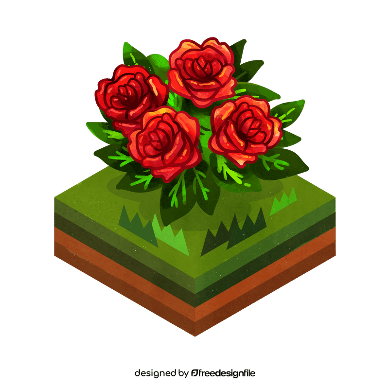 Rose flower clipart