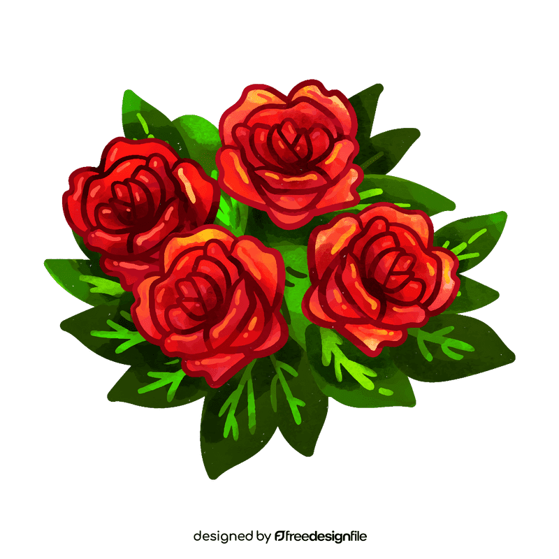 Rose flower clipart