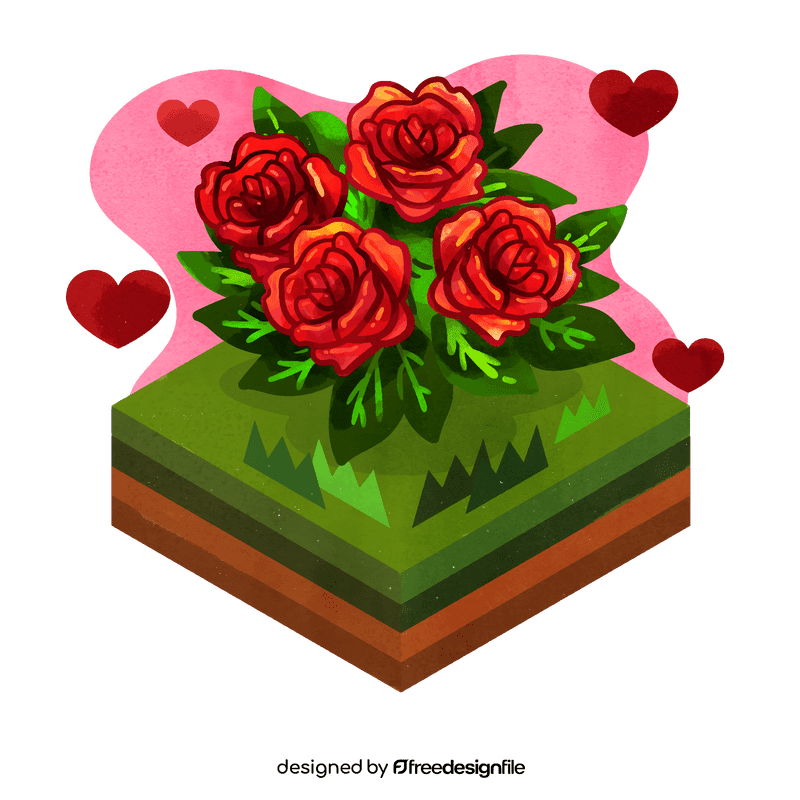 Rose flower vector