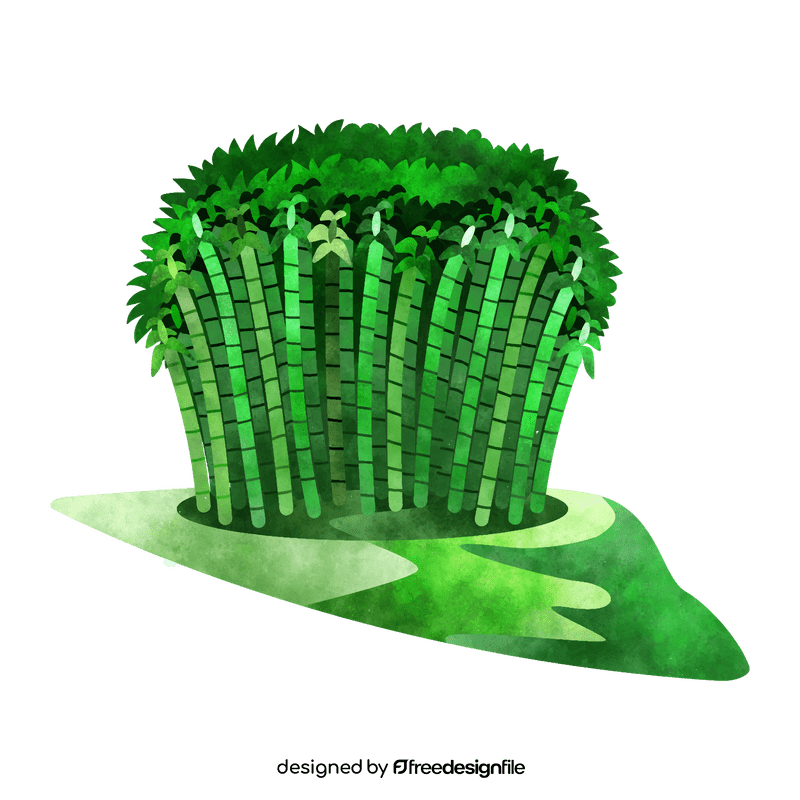 Bamboo forest clipart