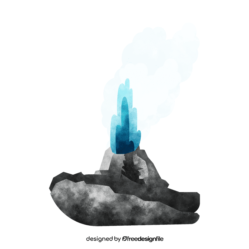 Geyser clipart