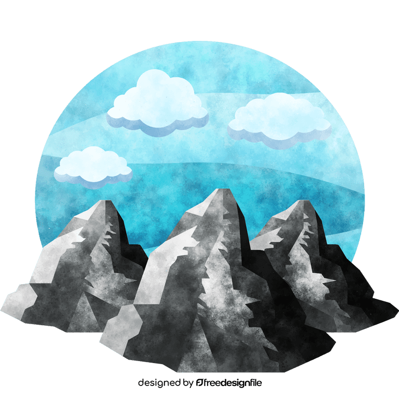 Rocky mountains vector