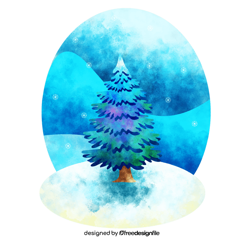 Blue spruce vector