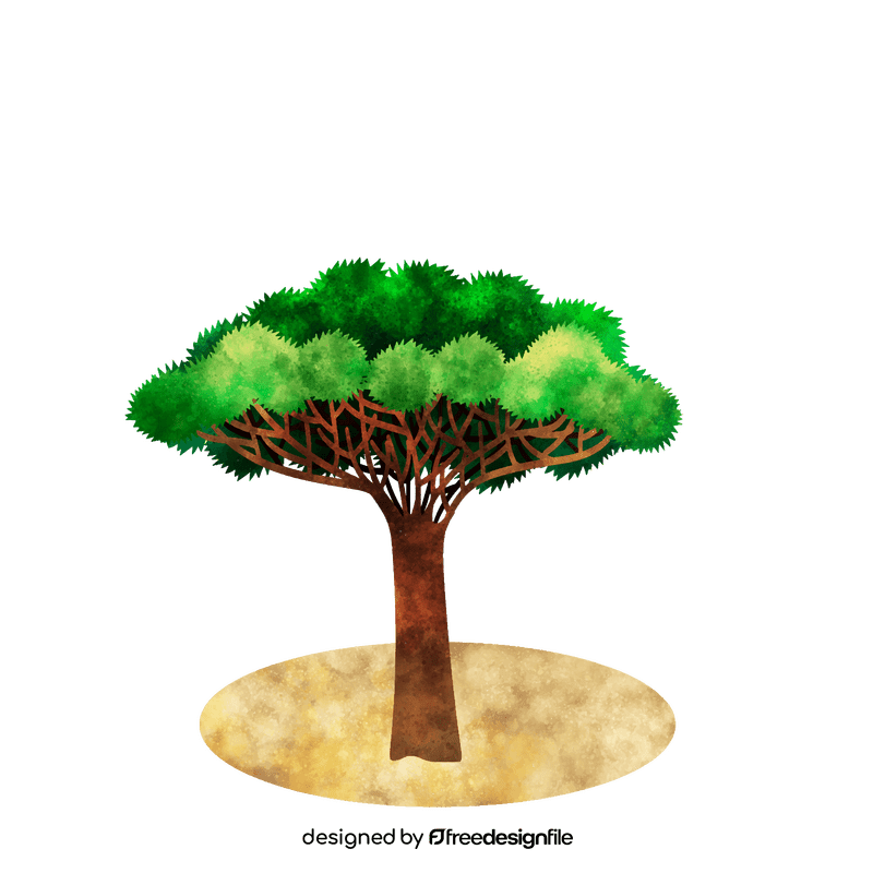 Dragon blood tree clipart