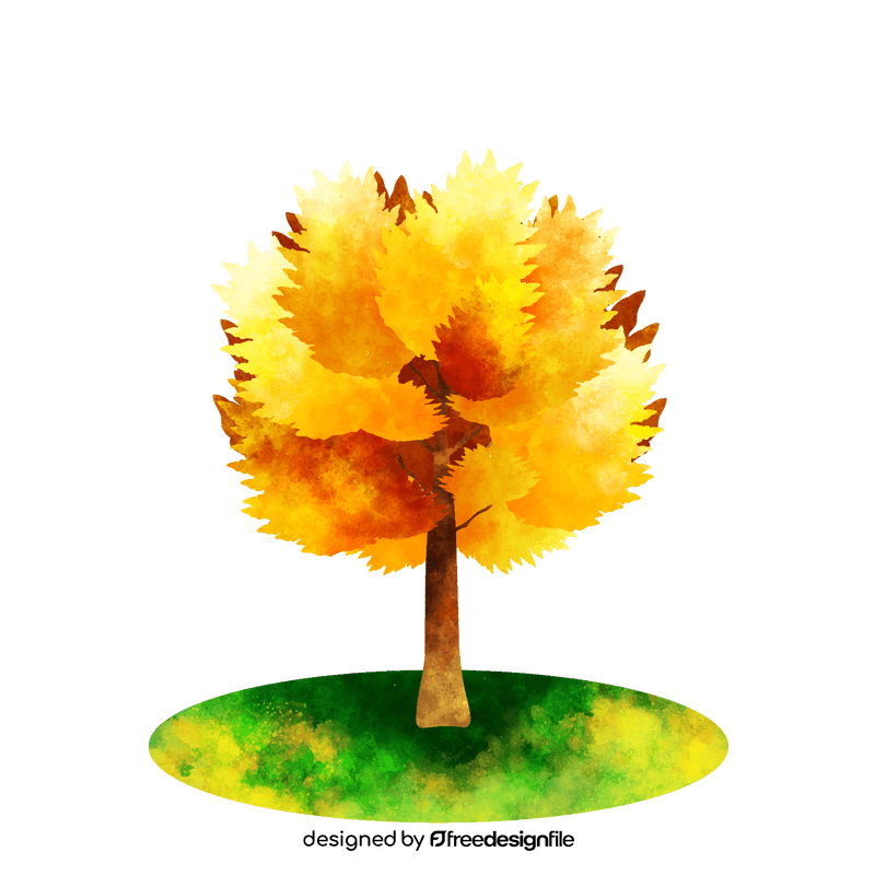 Mimosa tree clipart