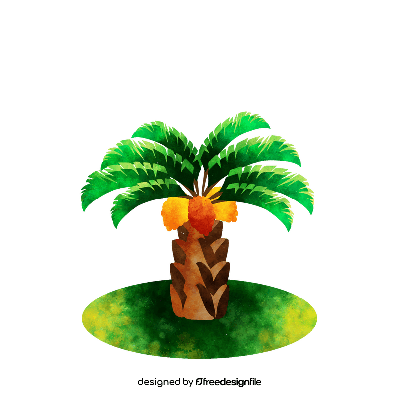 Oil palm clipart