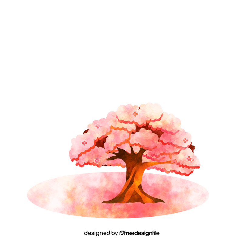 Sakura tree clipart