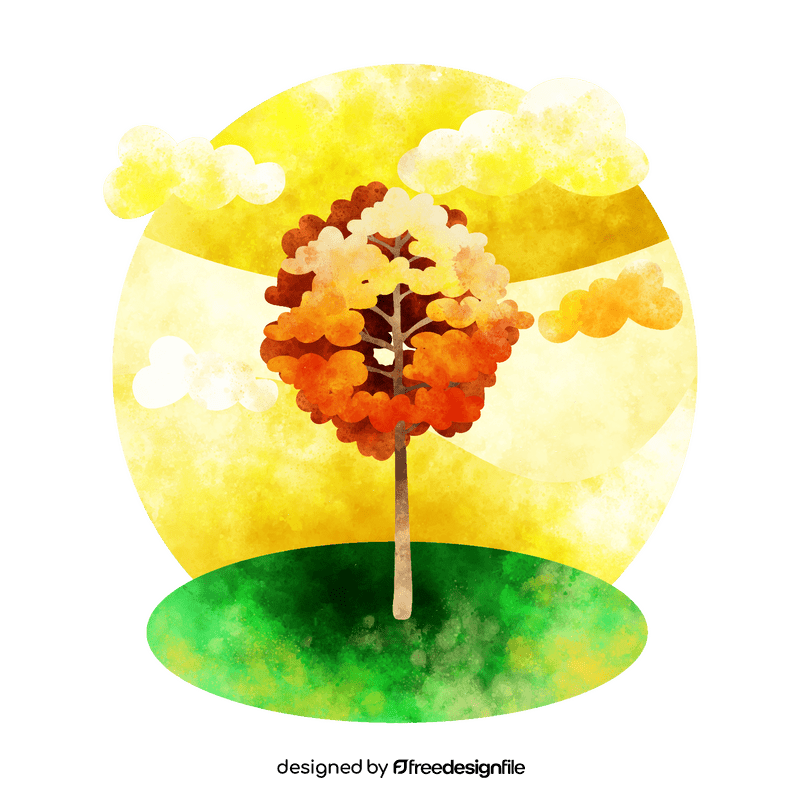 Sugar maple tree vector