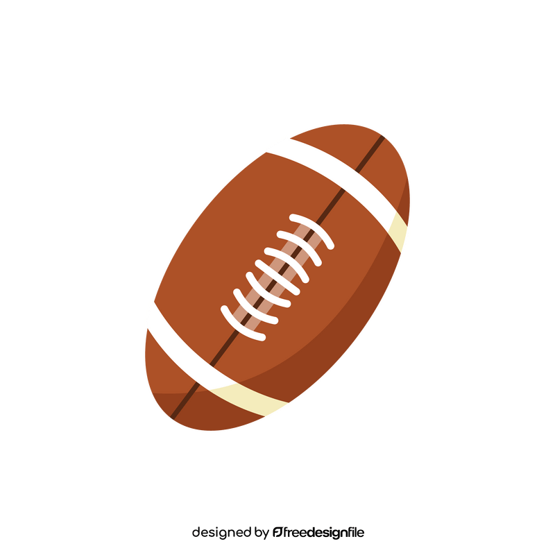 Football rugby ball clipart