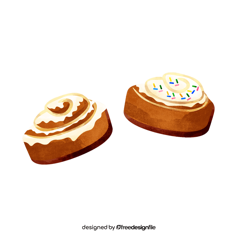 Cinnamon roll clipart