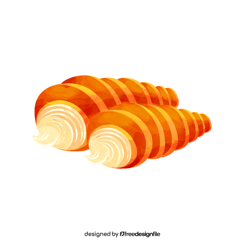 Cream horn clipart