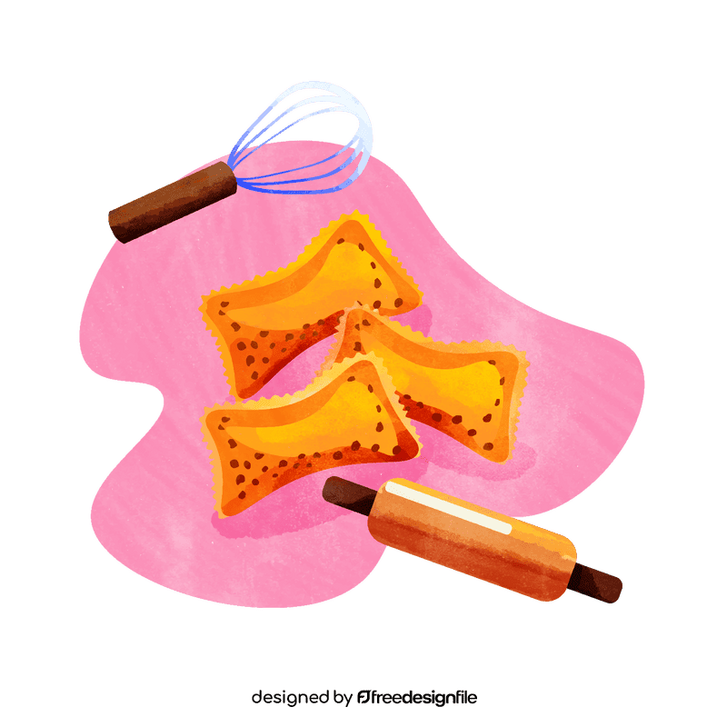 Pastel pastry vector