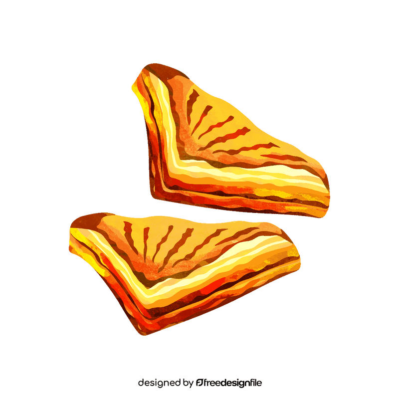 Turnover pastry clipart