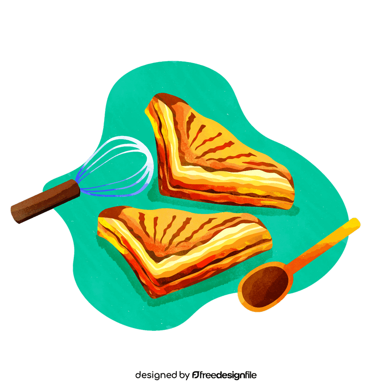 Turnover pastry vector