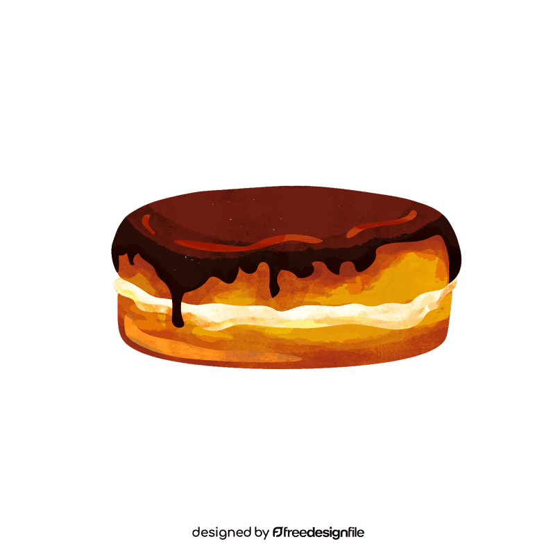 Boston cream pie clipart