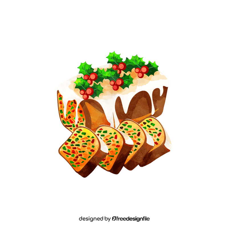 Fruit cake clipart