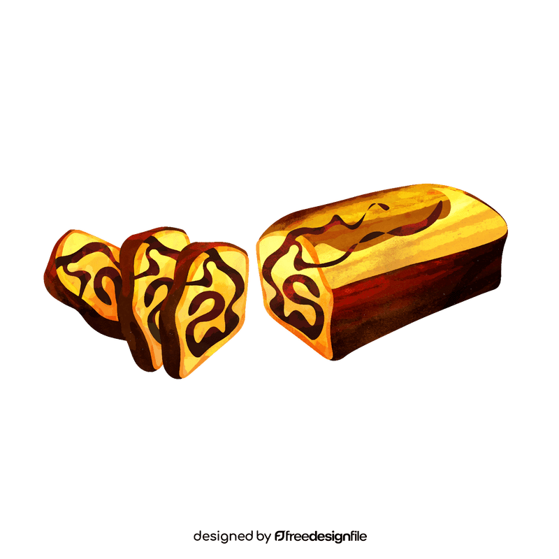 Marble cake clipart