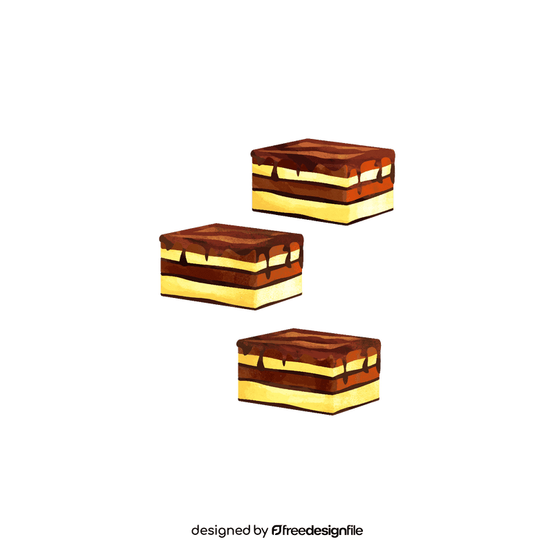 Opera cake clipart