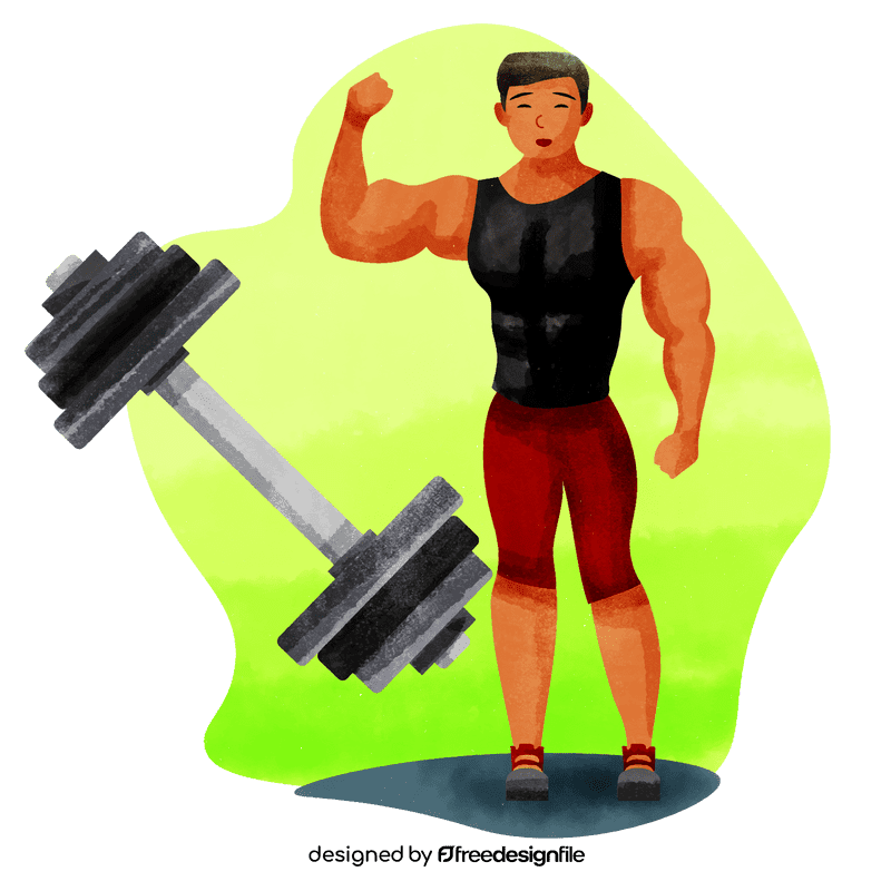 Fitness coach vector