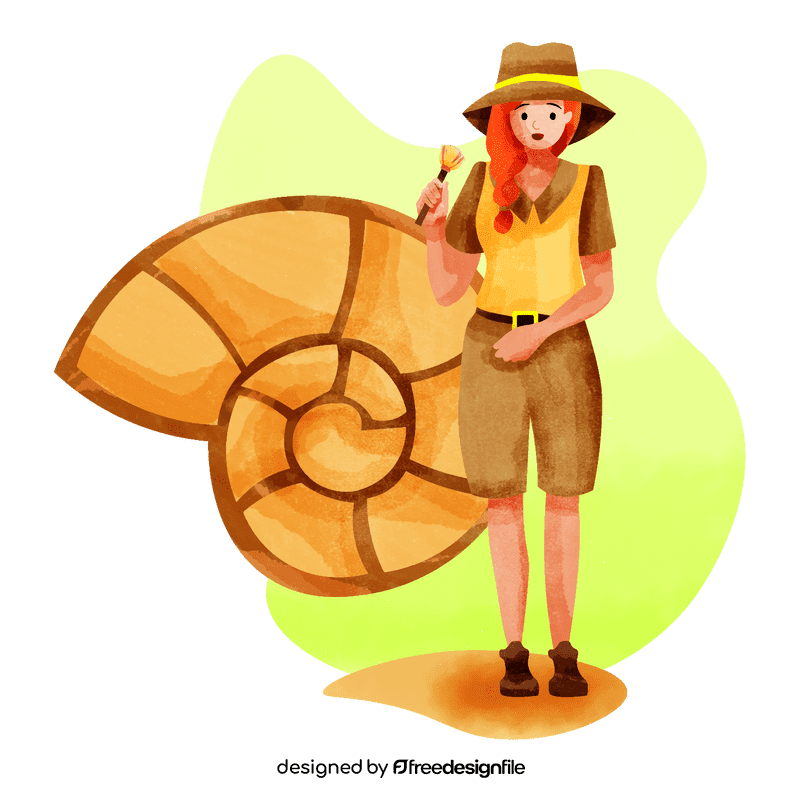 Paleontologist vector