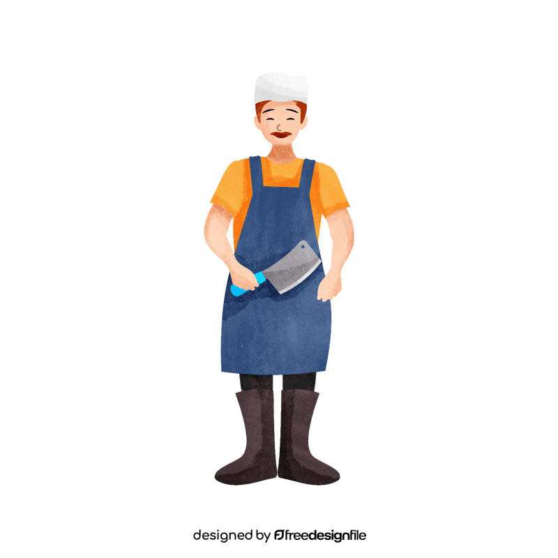 Butcher clipart