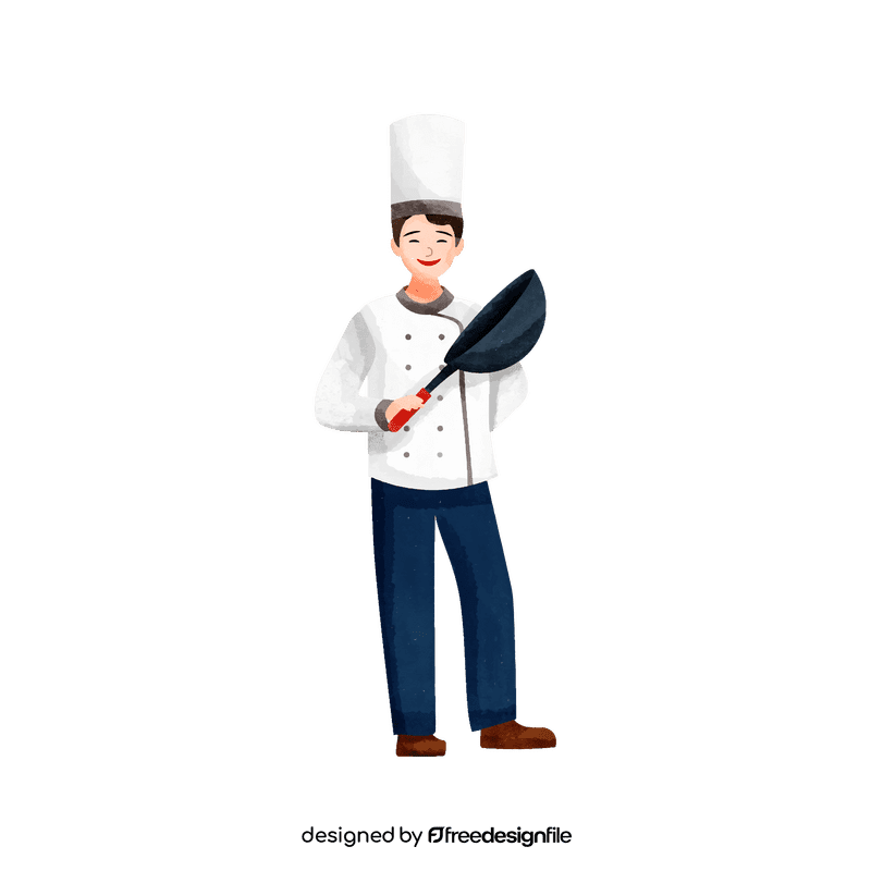 Chinese chef clipart