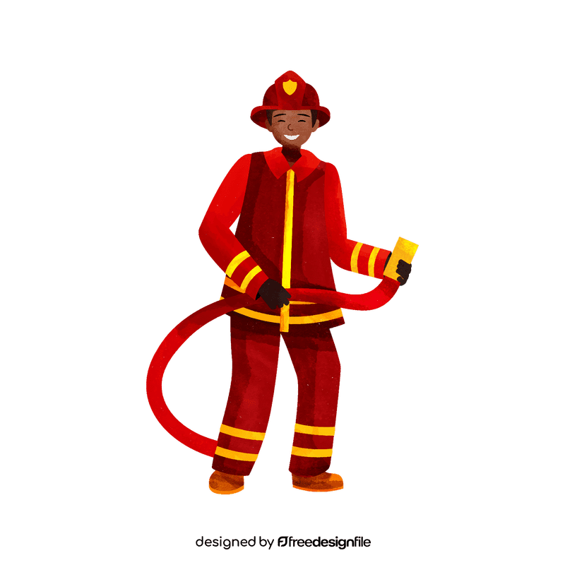 Firefighter clipart