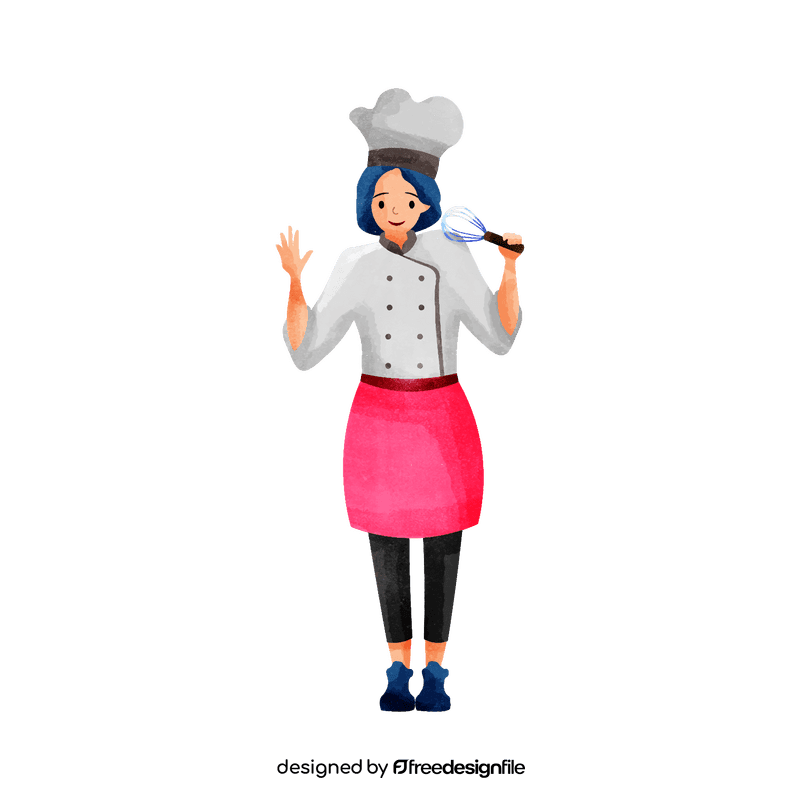 Pastry chef clipart