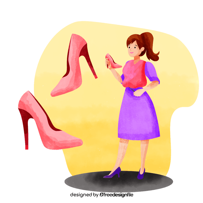 Shoe designer vector