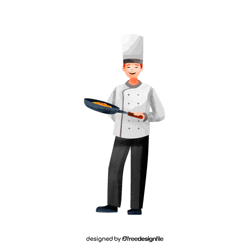 Western chef clipart