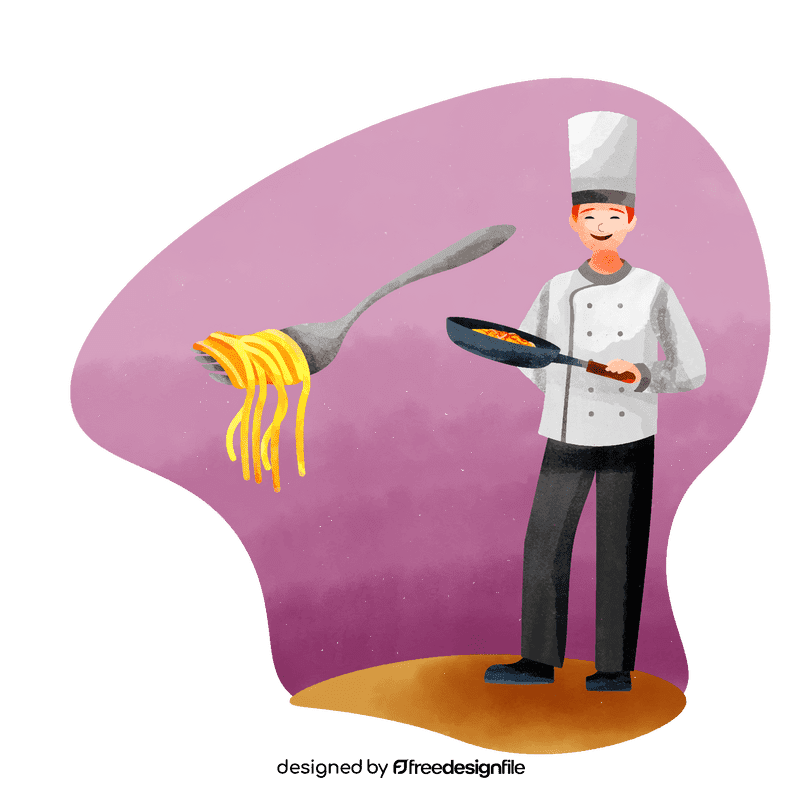 Western chef vector