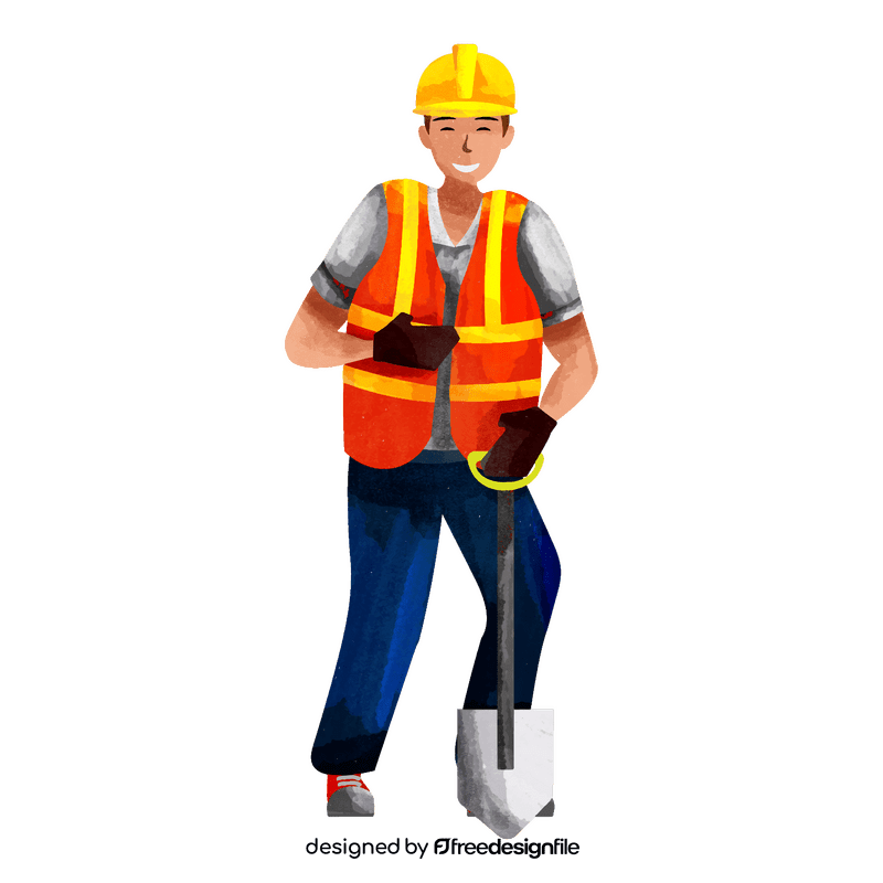 Construction worker clipart