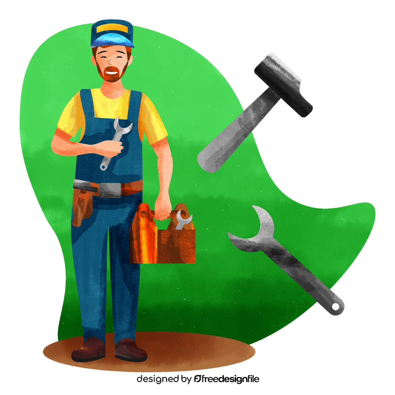 Handyman vector