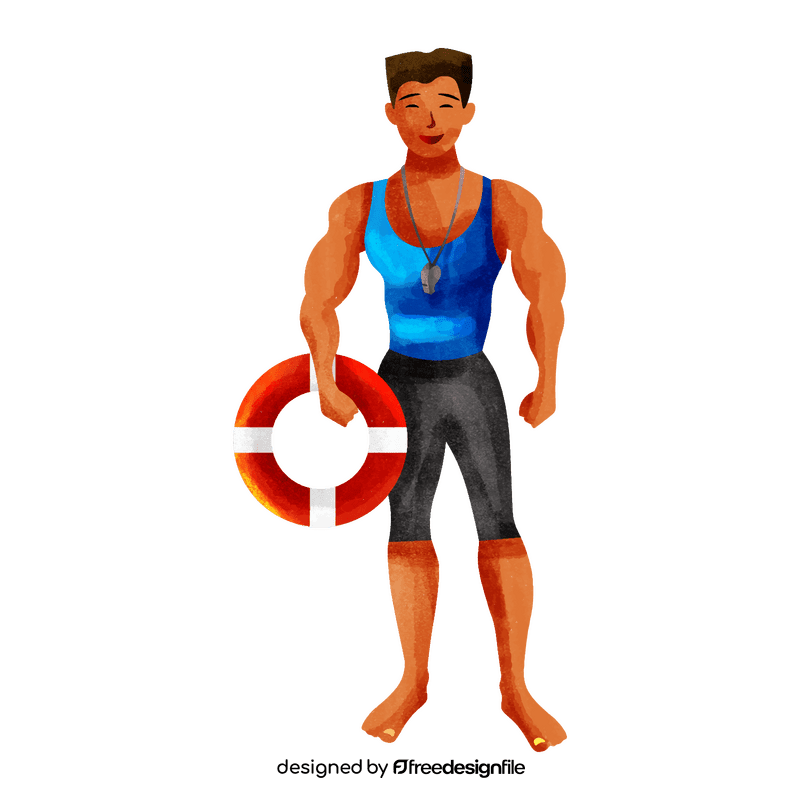 Lifeguard clipart