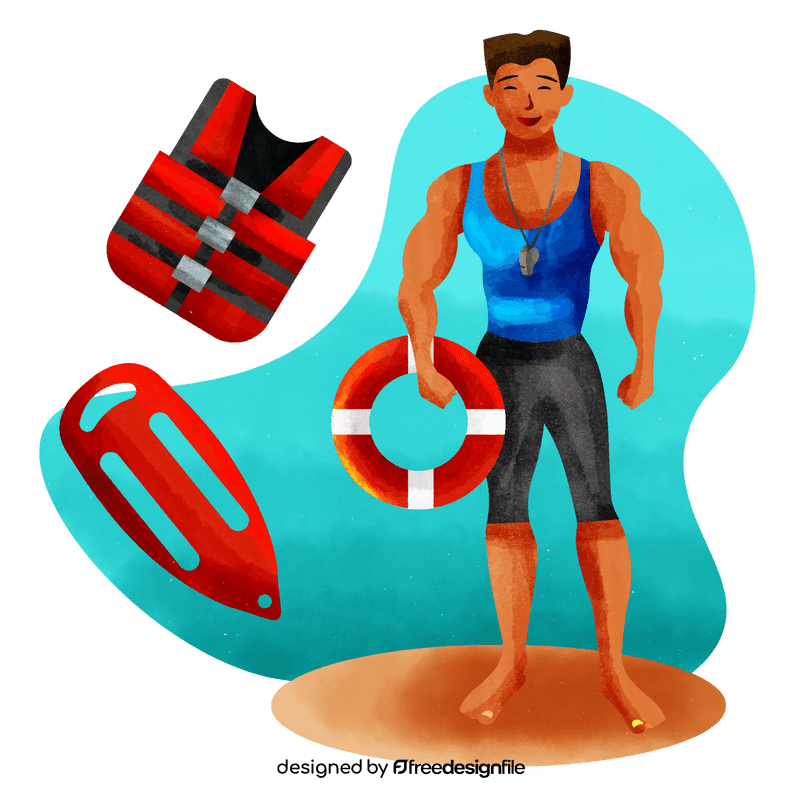 Lifeguard vector