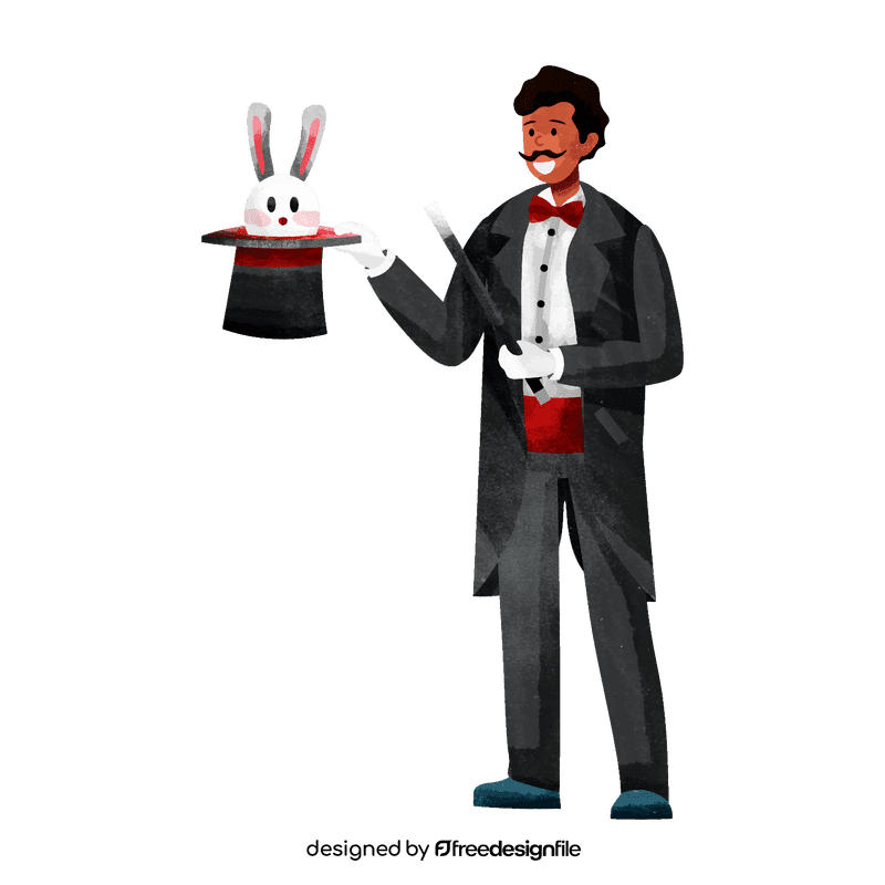 Magician clipart