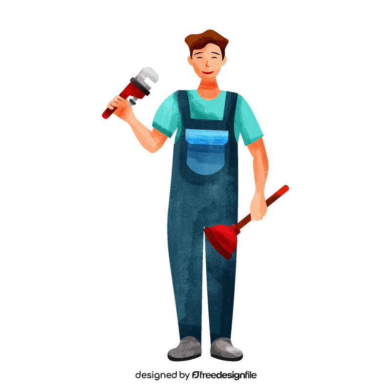 Plumber clipart