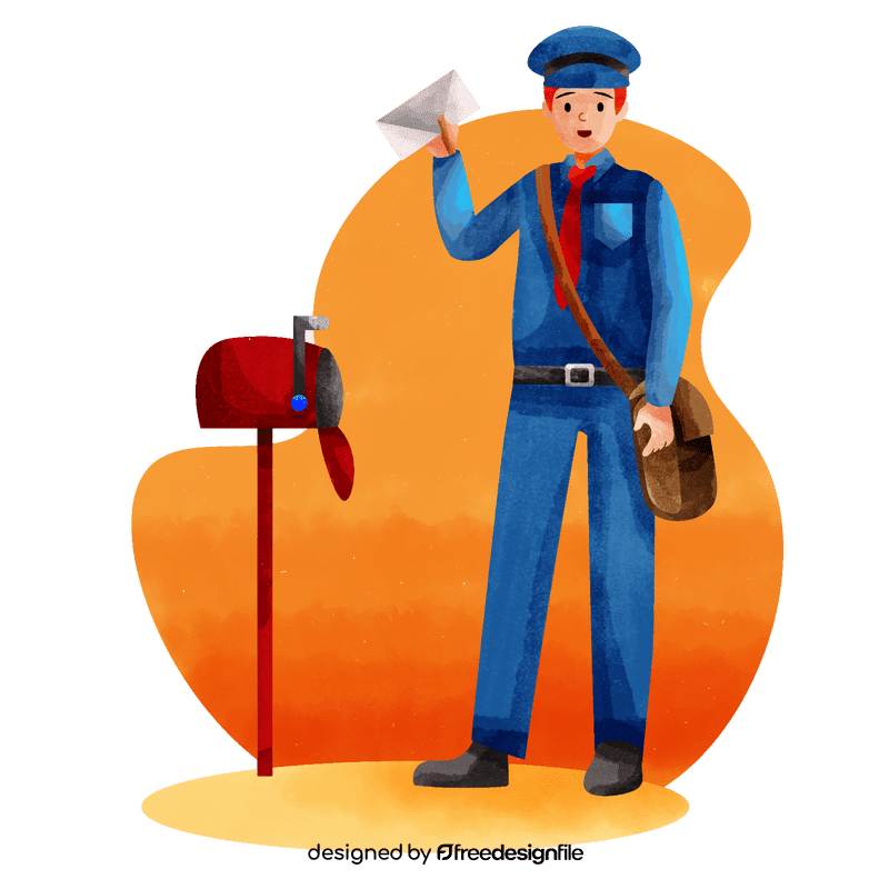 Postman vector