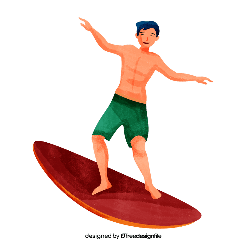 Surfer clipart