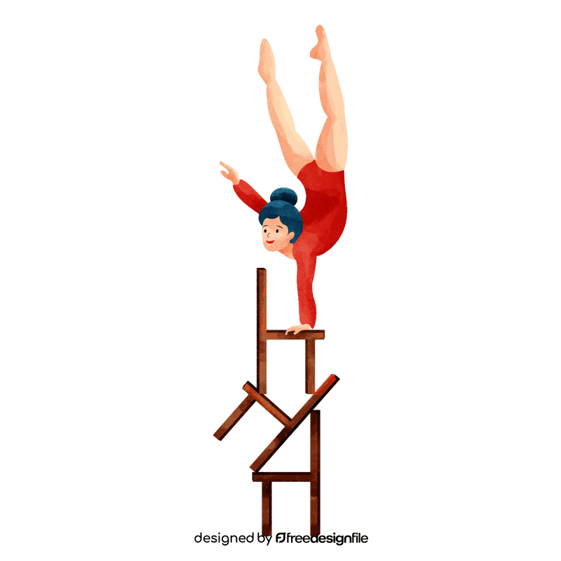 Chair balancing clipart