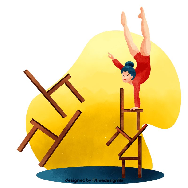 Chair balancing vector