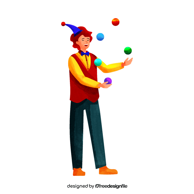 Juggler clipart