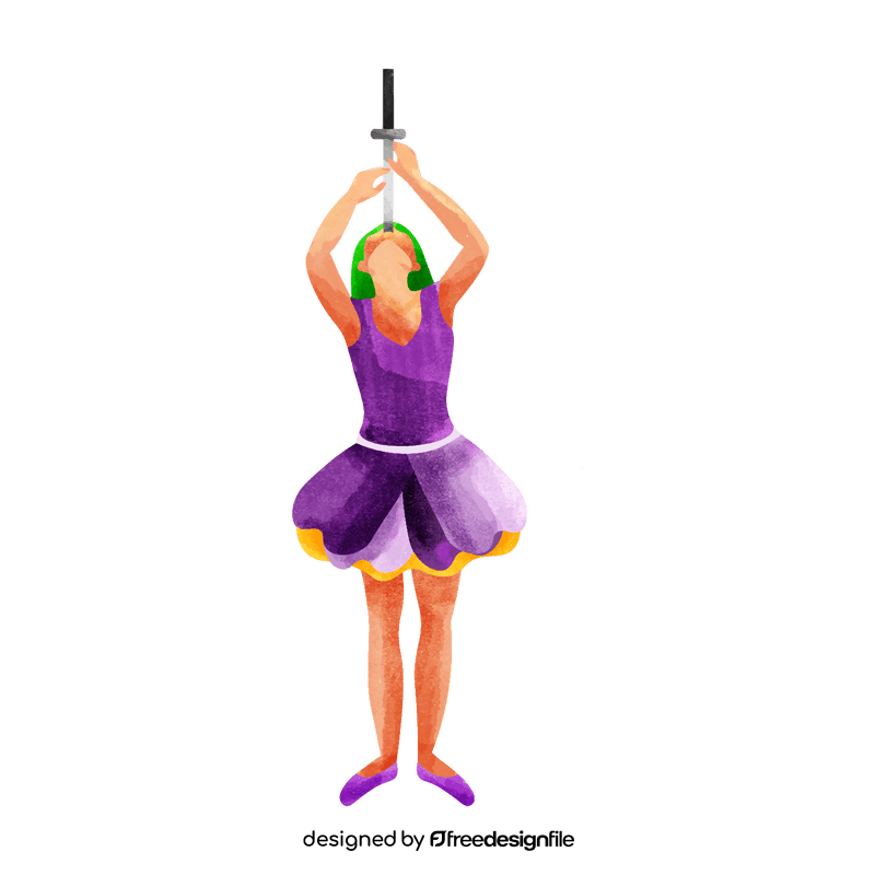 Sword swallower clipart