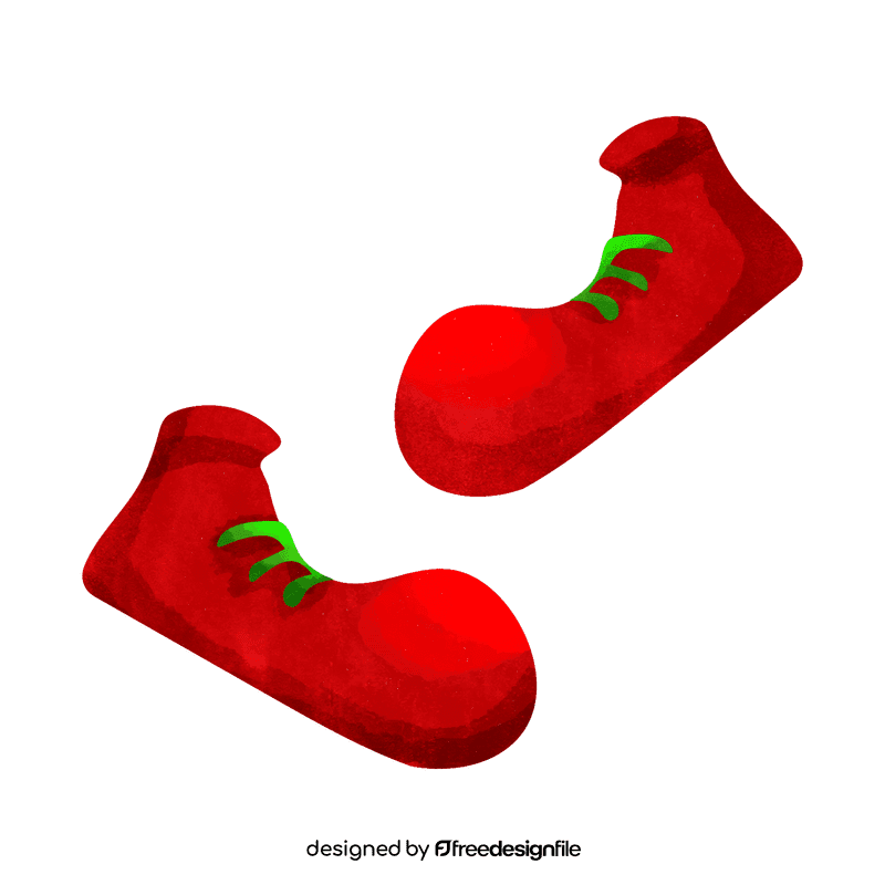 Clown shoes clipart