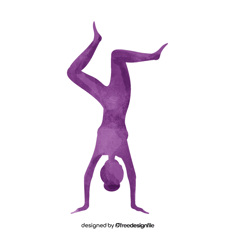 Contortionist shadow clipart