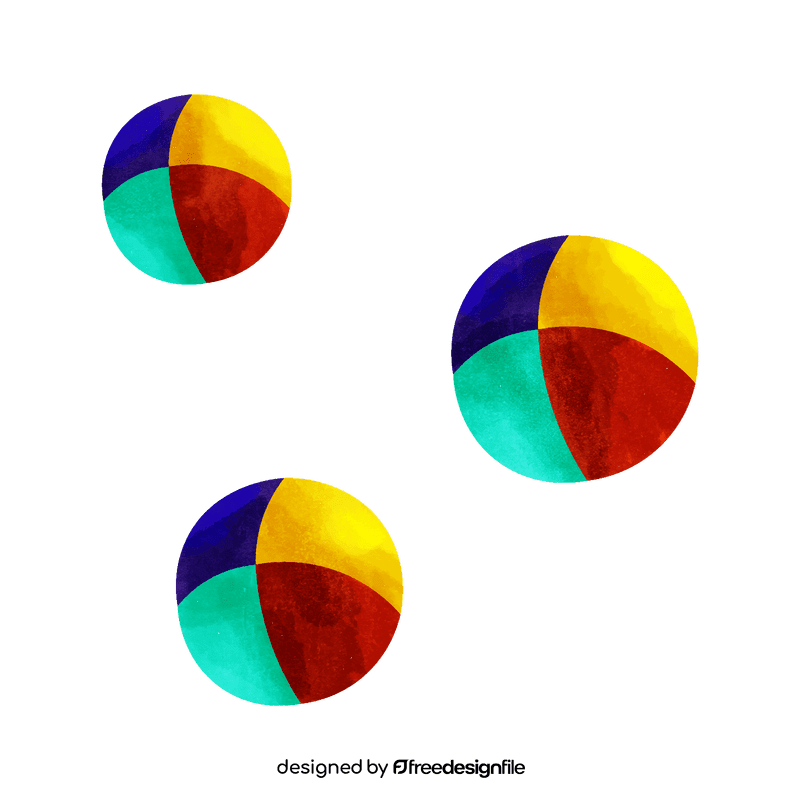 Juggling balls clipart