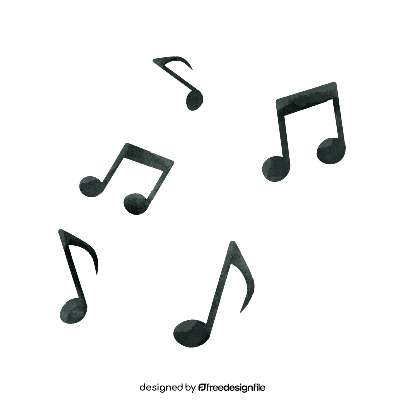 Music notes clipart