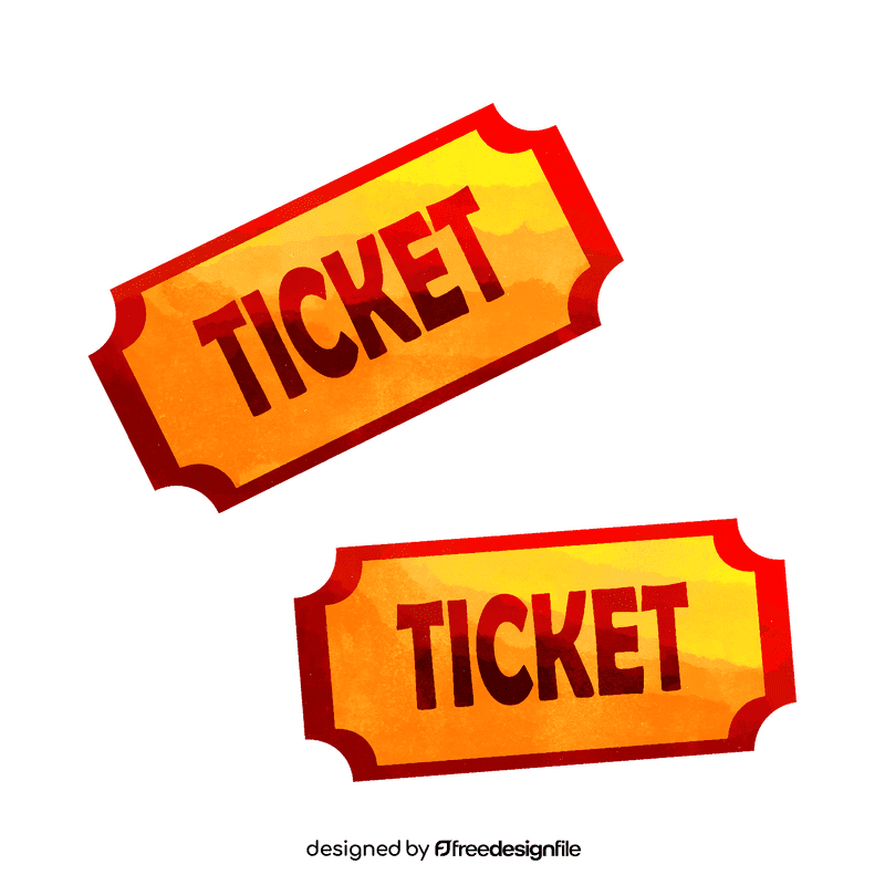 Tickets clipart