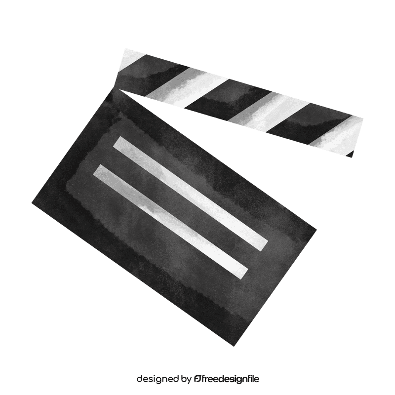 Clapper board clipart